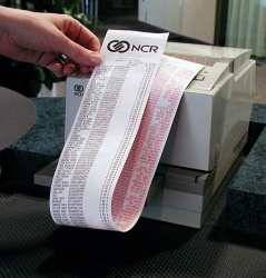 NCR RealPOS 7168 - doppelseitiger Druck auf Thermopapier...