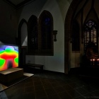 Foto: HoloSign-Kunstwerk in der St. Agneskirche Köln...