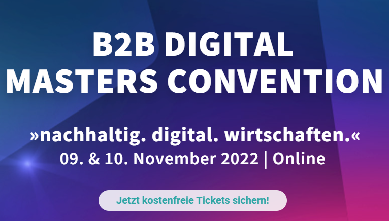 Titelbild der B2B Digital Masters Convention