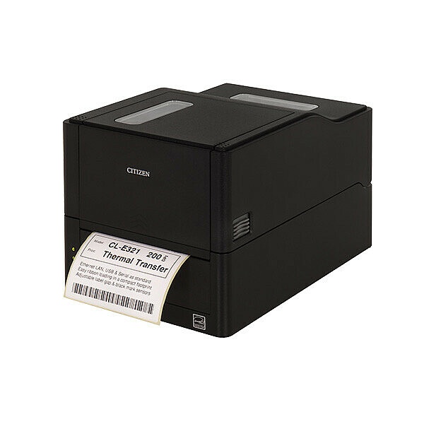 Ein schwarzer CL-E321 Drucker