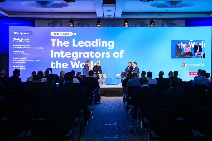 Vortrag während des Summits mit Publikum