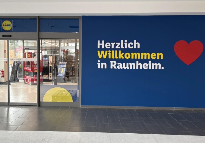Filiale in Raunheim von außen