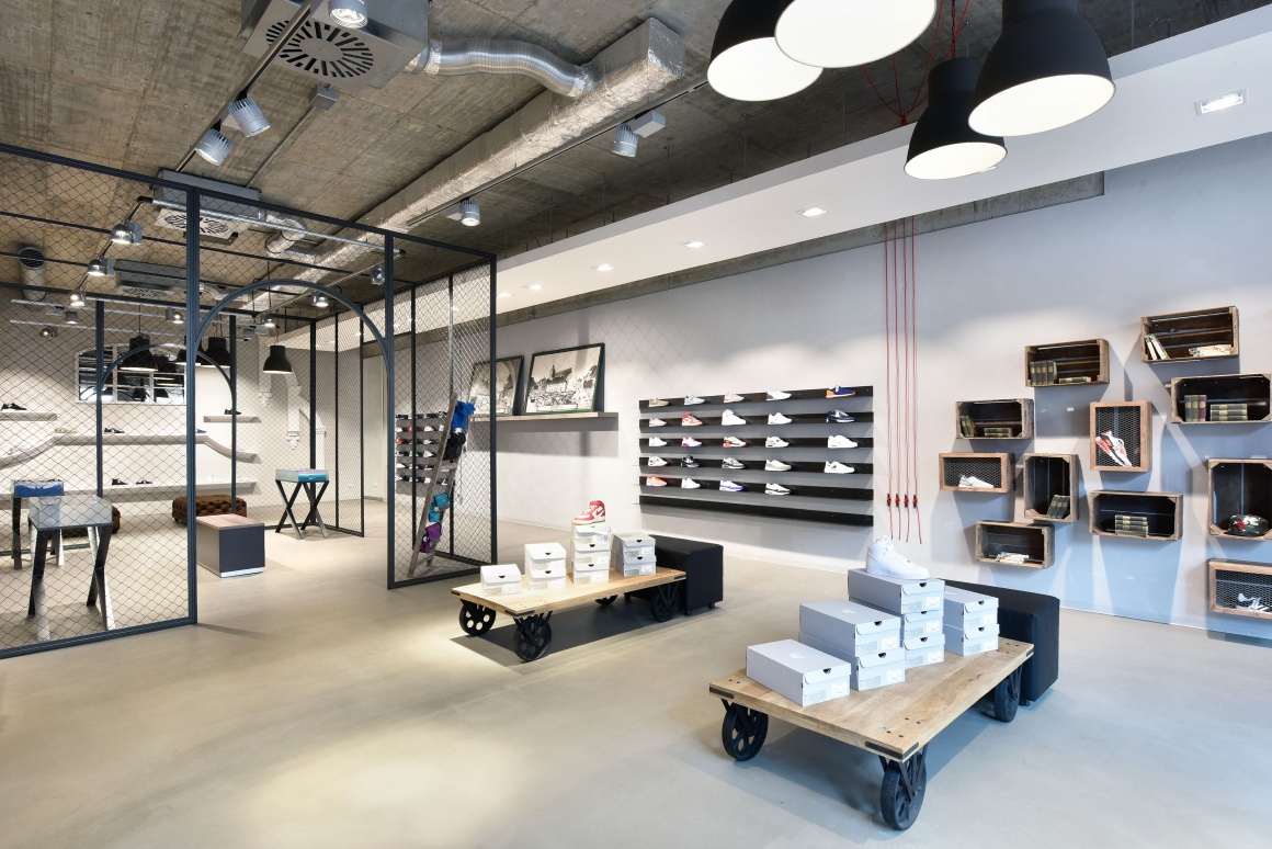 Foto: So kann Shopdesign aussehen: Sneakstar in Flensburg...