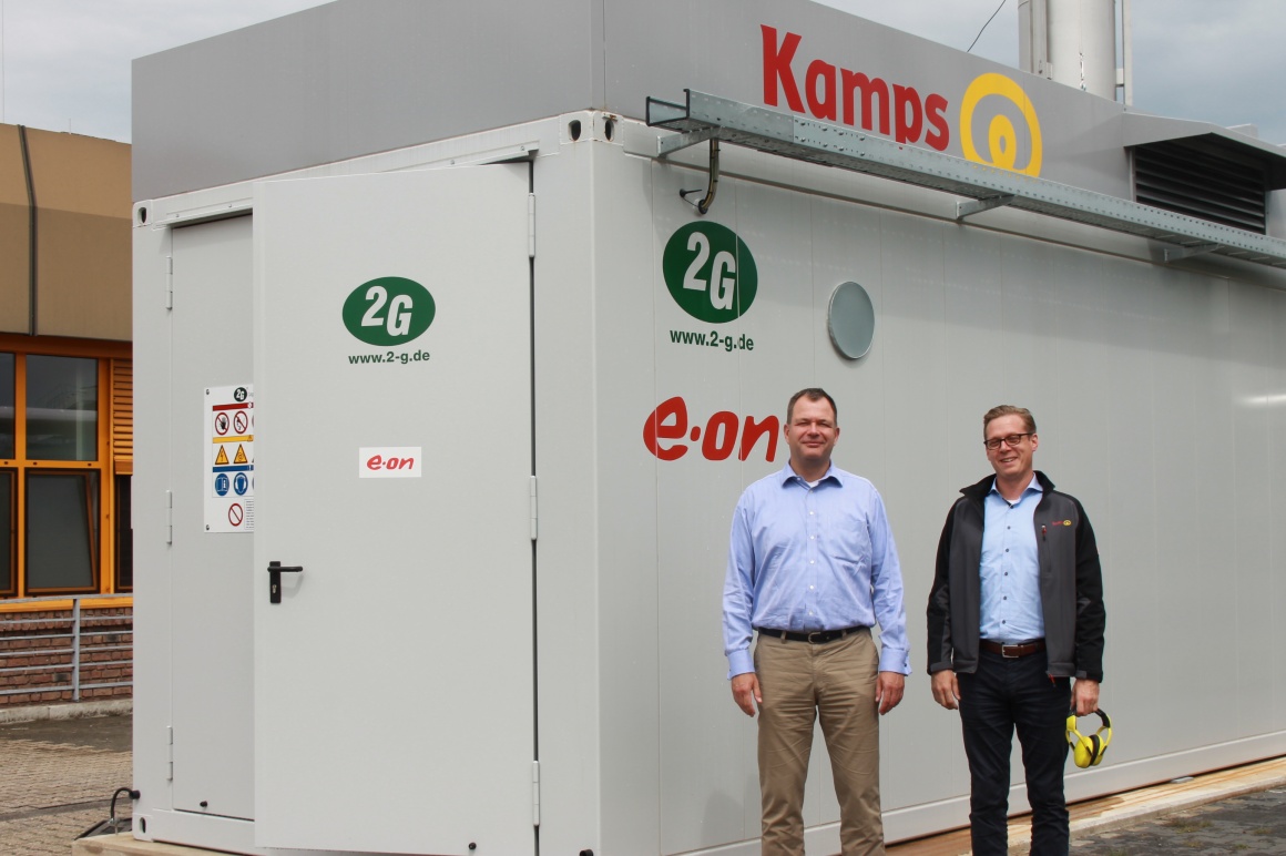 Geschäftsführer Thomas Prangemeier und Sven Hennemann, Manager Energie- und...