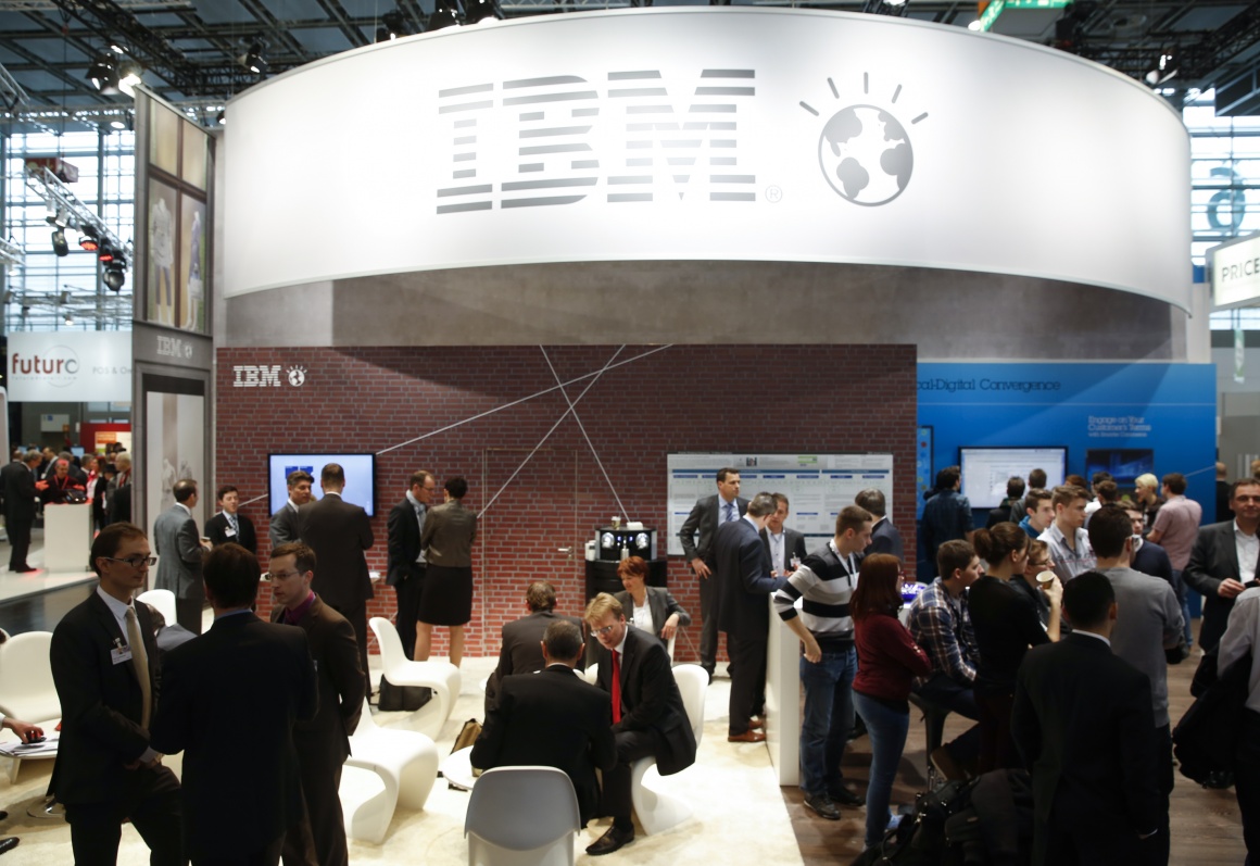 IBM auf der EuroShop 2014.