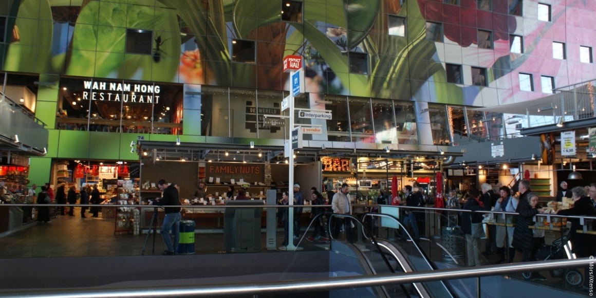Foto: Markt mal anders: Die Markthalle in Rotterdam...