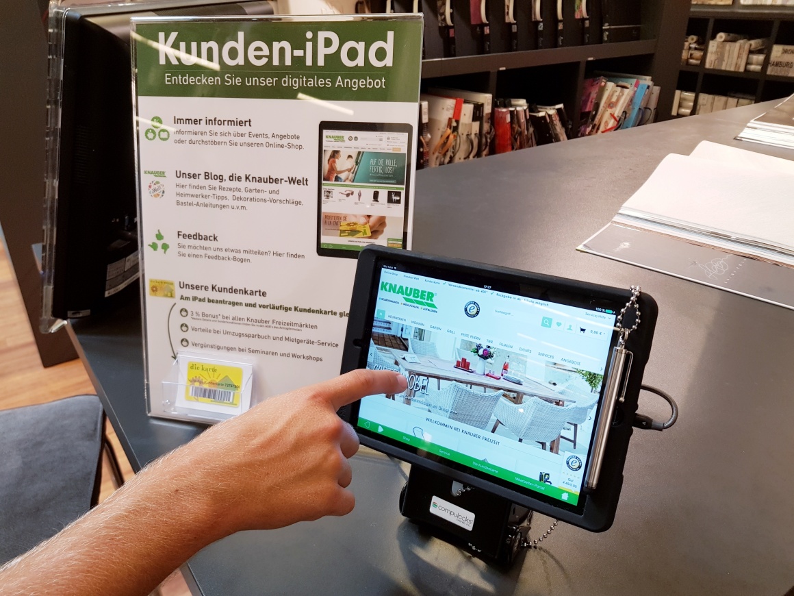 iPads werden als Instrumente im Sinne des Kunden genutzt, um Frische und...