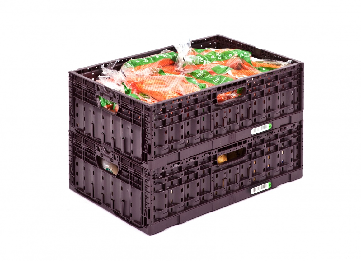 Der Transport von Obst und Gemüse in Mehrwegtransportverpackungen schont die...