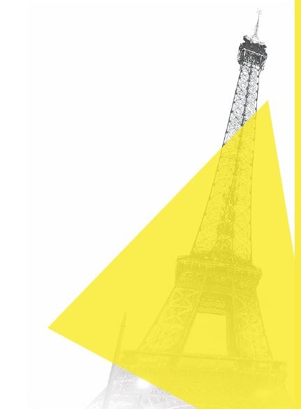 Grafik des Eiffelturms in Paris; copyright: Screenshot Webseite...