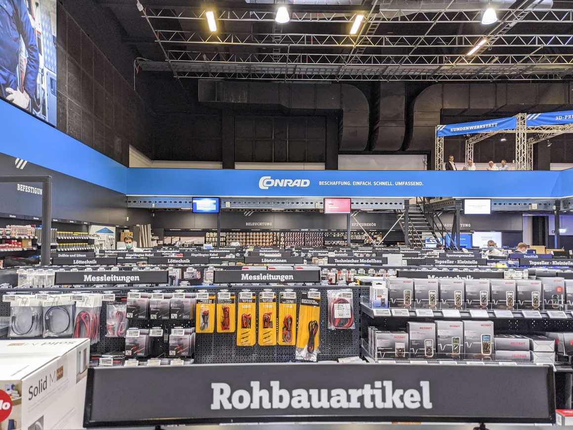 Ein Elektronikfachmarkt Conrad Electronic